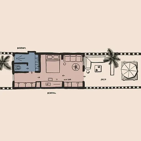 Szálloda Luura - Cliff, Paros, Morgans Originals (Adults Only) 5*